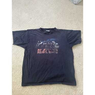 ラムシュタイン　REISE, REISE バンドtシャツ Vintage Rammstein Tour Shirt Reise Reise 2004 Tee Rare Over
