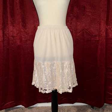 Women's Skirt - White/Cream - S – White and cream… - image 1