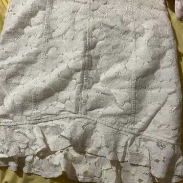 Women's Skirt - White - S – White lace skirt #lac… - image 1