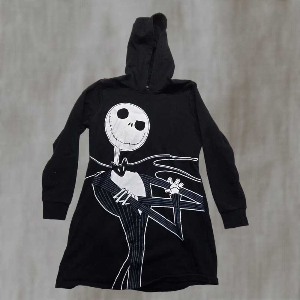 Vintage Disney Nightmare Before Christmas Jack Skellington Hoodie Black Adult Large