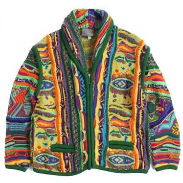 Coogi 3D knit zip up jacket - Gem