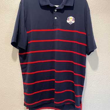 RLX Ralph Lauren XL ベスト ネイビー/レッド