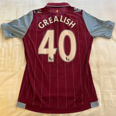 Aston Villa football zip jacket light coat Macron size S | eBay