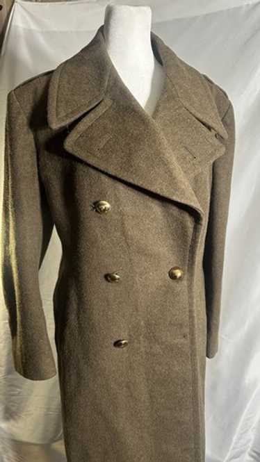 ジャケット・アウター 50s British Military Greatcoat VTG Rare Original 1950s British Army Officer's Greatcoat - Ralli AAC