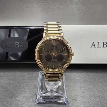 URBAN ALBA 腕時計 ゴールド シルバー ALBA URBAN 腕時計 ゴールドシルバーコンビ - メルカリ