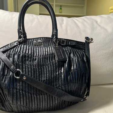 バッグ Coach Madison Chevron Lindsey Satchel s-l1200.png