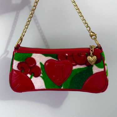 日本未発売 Juicy Couture ロゴ ３点 リストレット ポーチセット Juicy Couture Women's ZIP AROUND WALLET W/ JUICY RHINESTONE