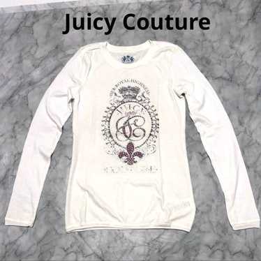 Juicy Couture アニバーサリー Tシャツ ホワイト Buy Juicy Couture White Tonal Diamante Fitted T-Shirt from