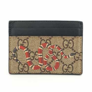 【YEEL】L LOGO CARD HOLDER SNAKE KHAKI Gucci Snake Card Holder - Gem