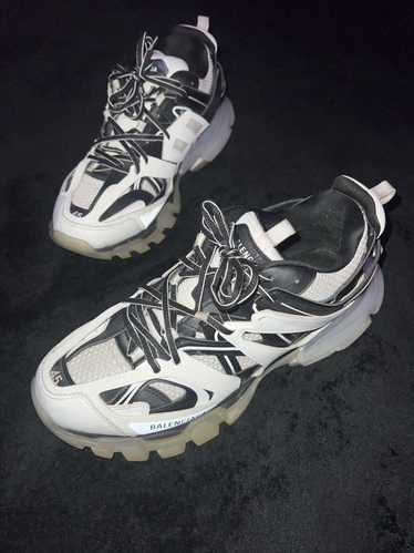 送料込 BALENCIAGA TRACK CLEAR SOLE サンダル Balenciaga Track Clear Sole sandals Sneakers 巴黎世家白色