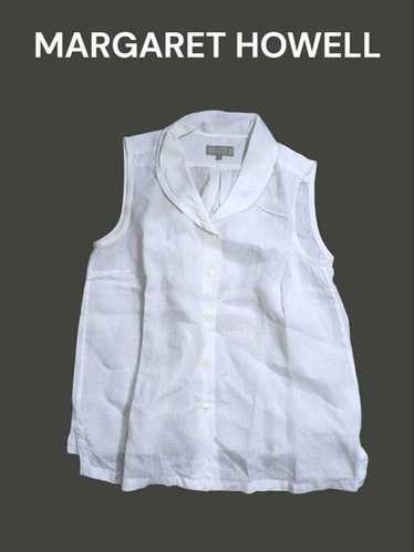 2023SS ✨MARGARET HOWELL SHIRTING LINEN M Margaret howell linen shirts - Gem