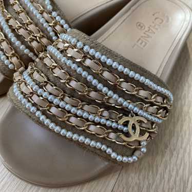 Chanel gold sandals - Gem
