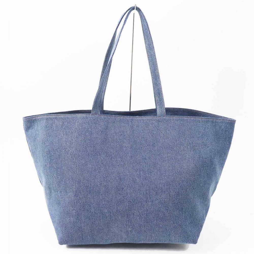 Alexander Wang Tote Bag Punch Logo Embossed Denim Tote denim