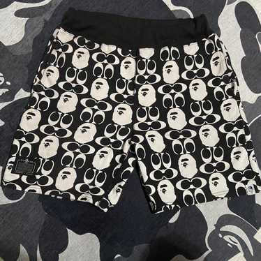 BAPE x Coach Shorts Navy サイズＬ BAPE x Coach Shorts Navy サイズL
