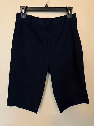 ショーツ MARNI NAVY BLUE WOOL SHORTS Deep blue wool shorts with visible lining | Marni