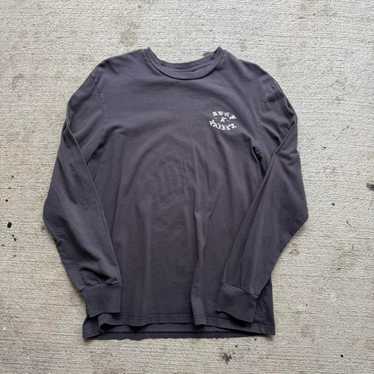 BORN X RAISED | YOU’LL MISS US L/S TEE Born x Raised You'll Miss Us Longsleeve T shirt - Orange