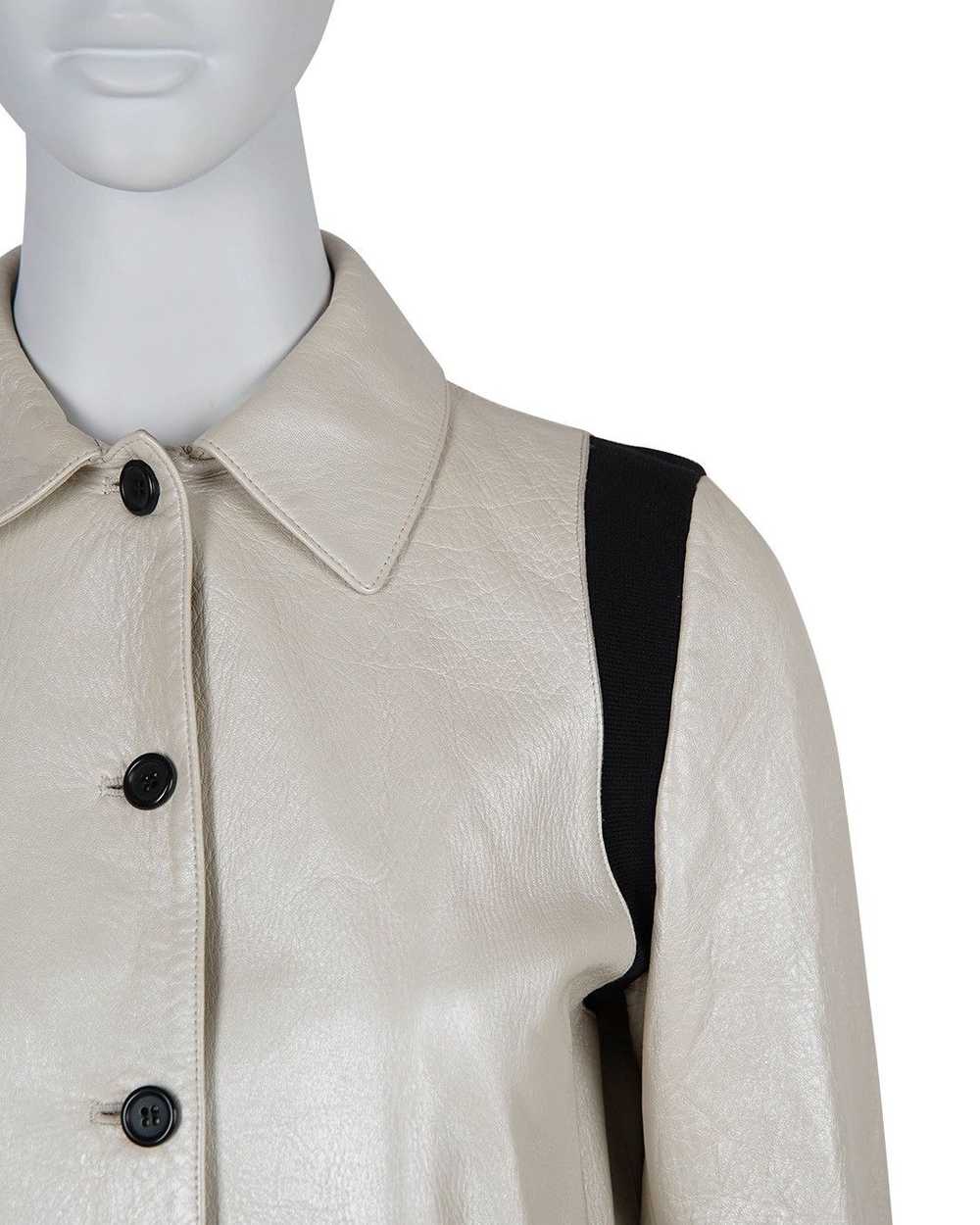 Miu Miu Miu Miu S/S2000 Iconic Runway Leather Coat - image 6