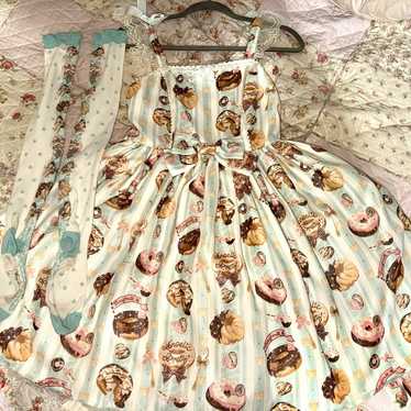 Melty Chocolate High Waist JSK by Angelic Pretty