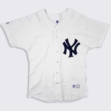 2003 RUSSELL ATHLETIC Yankees ベースボールシャツ New York Yankees Vintage Y2K 2003 World Series Jersey