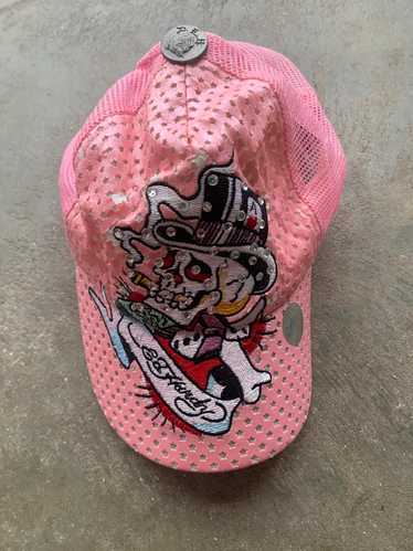 Pink ed hardy hat - Gem