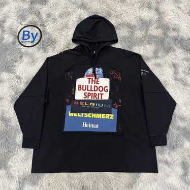 Vetements patchwork hoodie - Gem