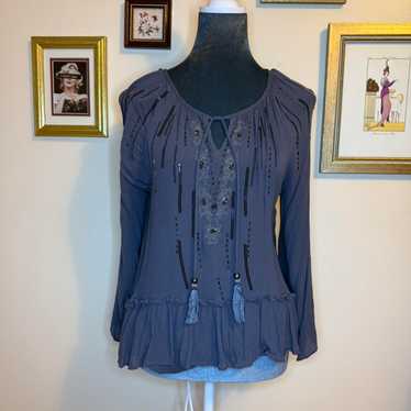 Women's Blouse - Grey - S – Dark grey Knox Rose pe