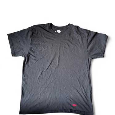 Black Supreme Hanes Tee Black L - Gem