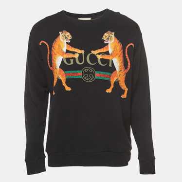 【美品】GUCCI Over Size Sweat Shirt Tiger Gucci Tiger Sweatshirt, Trending Tiger Sweatshirt, Gucci