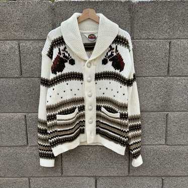 70s vintage cowichan sweater - Gem