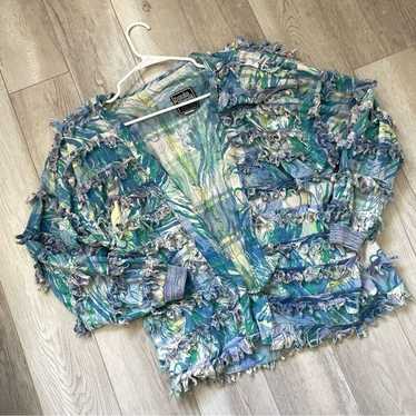 vintage paula sweet 花柄 ジャケット Vtg paula sweet muslin - Gem
