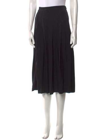 CELINE | TRIOMPHE PLEATED SILK SKIRT シルクスカート Céline pleated silk twill skirt - The AP Archive