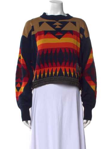 Sacai Navy Pendleton Edition Corduroy Jacket Sacai