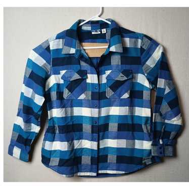 L.L.Bean Women's Shirt - Blue/White - XL – L.L.Be… - image 1
