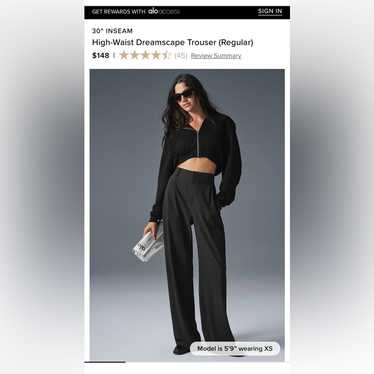Mid-Rise Showdown Trouser - Black | Alo Yoga