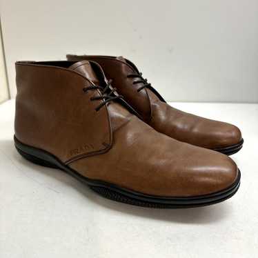 PRADA SPORT スウェード チャッカブーツ　サイズ10 中古・古着通販】PRADA (プラダ) スエードチャッカブーツ