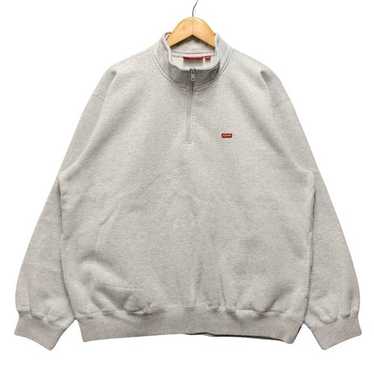 supreme POLARTEC small box logo  ★ Msize Supreme Polartec Small Box Crewneck (FW18) - $138