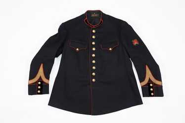 Circa 1960s Rare French Fire Fighter Rubber Jacket Produced