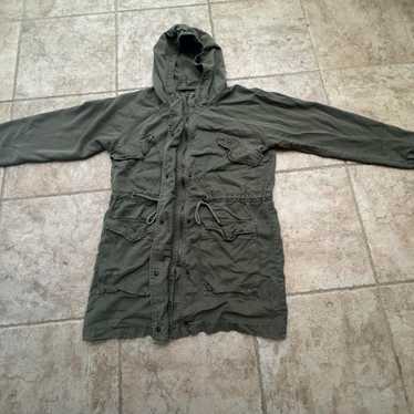 Rick Owens リックオウエンス HOODED TRENCH COAT Green hooded coat Rick owens - women - RICK OWENS