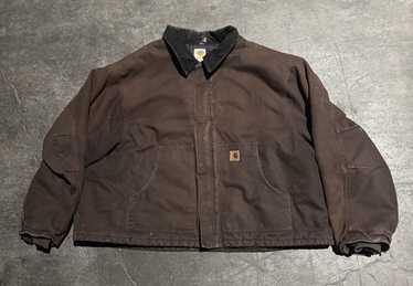 ジャケット・アウター 00s carhartt traditional jacket j22 dkb Mens Carhartt J22 DKB Detroit Chore Vintage 2000s Quilted L