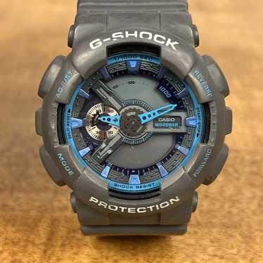 Casio G Shock Digital Watch Men 51mm Black Blue Purple 5146
