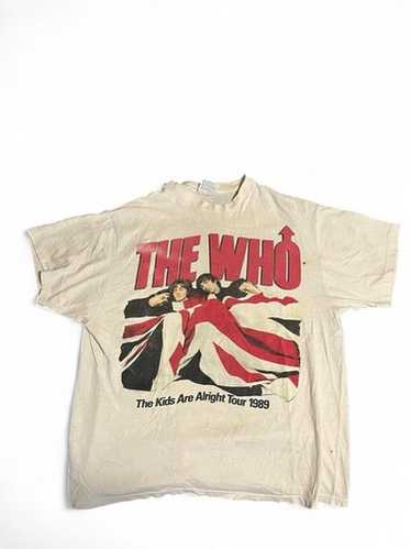 【THE WHO ザフー KIDS ARE ALRIGHT TOUR Tシャツ】 VINTAGE 1989 The Who The Kids Are Alright Tour T-Shirt Men's