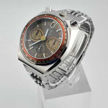 SEIKO ALBA AKA V657-6060 90年代ヴィンテージ SEIKO ALBA AKA Bullhead V657-6060 Quartz Chronograph Red