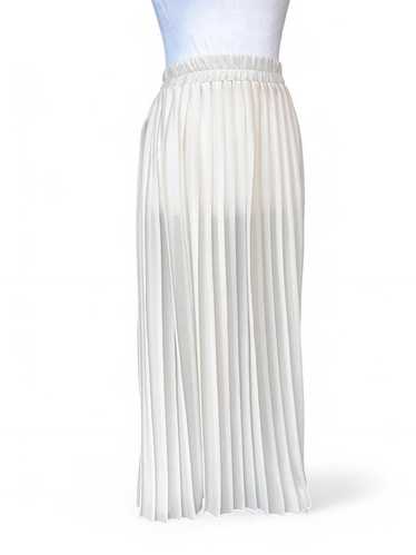 Women's Skirt - White/Cream - S – White pleated m… - image 1
