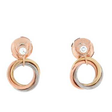 洗練ジュエリー【Cartier】Trinity earrings diamonds WG YG PG 洗練ジュエリー【Cartier】Trinity earrings diamonds WG YG PG