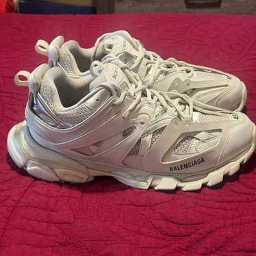 スニーカー Track Sneakers - Balenciaga - Synthetic - White/ Medium-542023W1GB19000_F.jpg?v=7