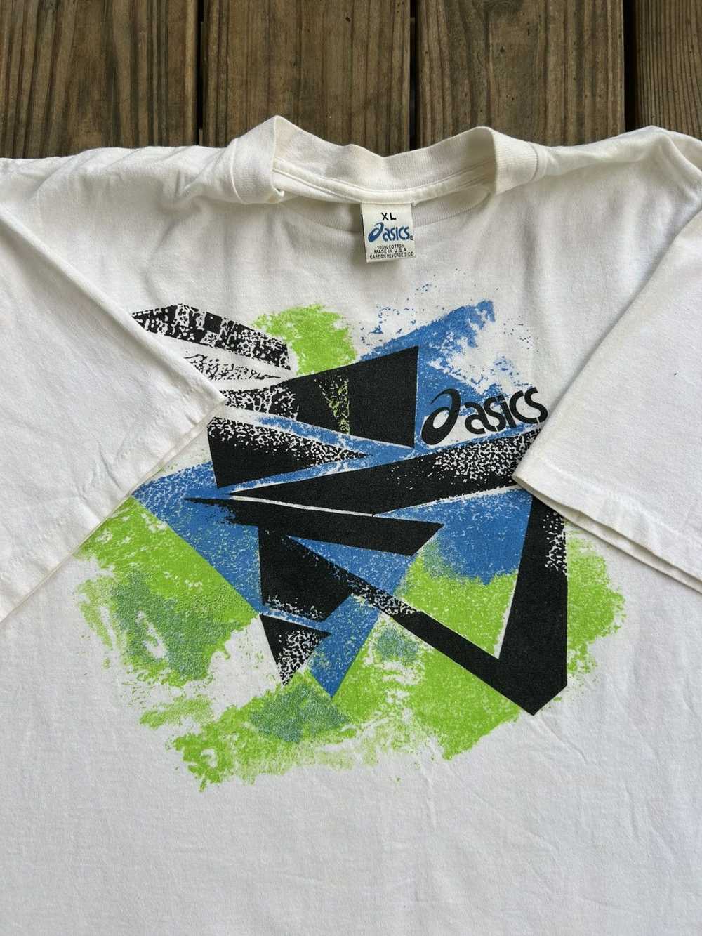 asics vintage game shirts 日本製 XO Vintage Asics t-shirt made in Japan | retroiscooler