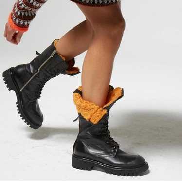 Leather biker boots A.S.98 Multicolour size 39 EU in Leather
