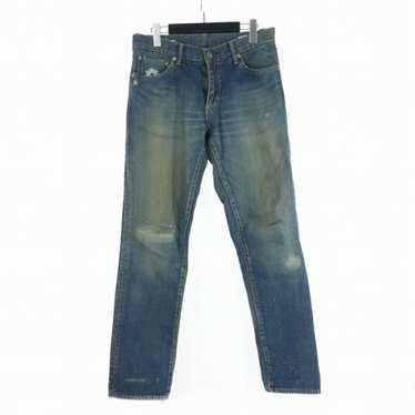 Bizvim VISVIM fluxus serge de nimes denim pants jeans patch