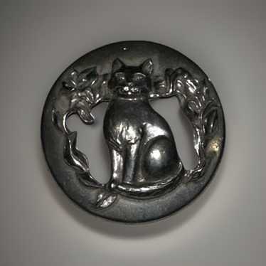 バレッタ　猫　cats　シーガルピューター　Seagull Pewter 髪留め バレッタ 猫 cats シーガルピューター Seagull Pewter 髪留め