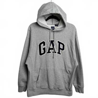 トップス 1990s OLD GAP hoodie parka reverse weave Vintage 90s GAP Reverse Weave Hoodie Size S Oversized Red
